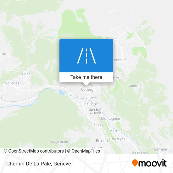 Chemin De La Pâle map