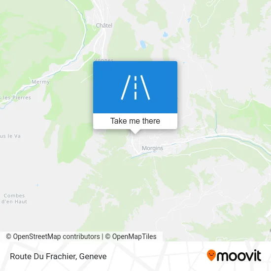 Route Du Frachier map