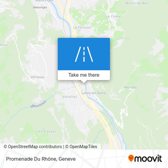Promenade Du Rhône map