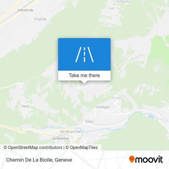 Chemin De La Biolle map