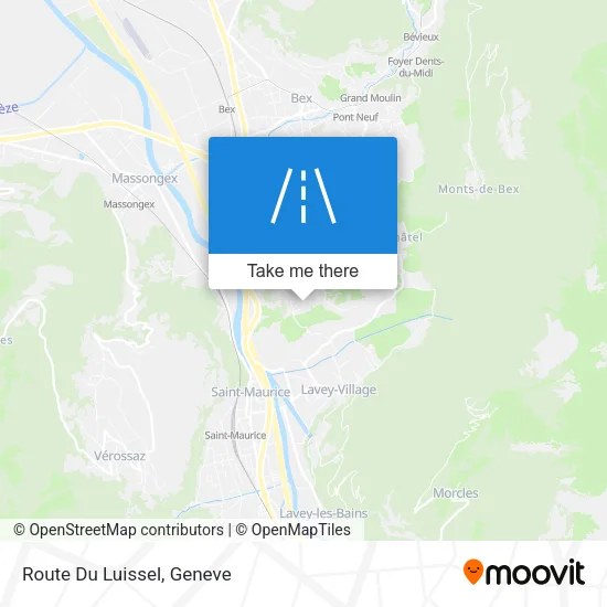 Route Du Luissel plan