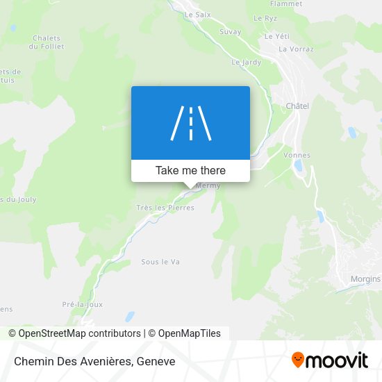 Chemin Des Avenières map