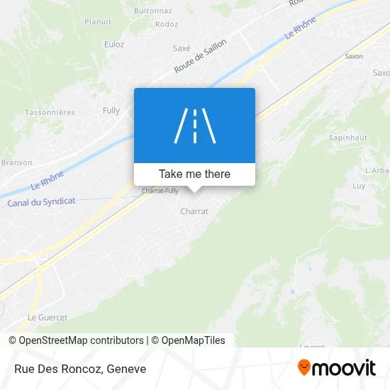 Rue Des Roncoz map