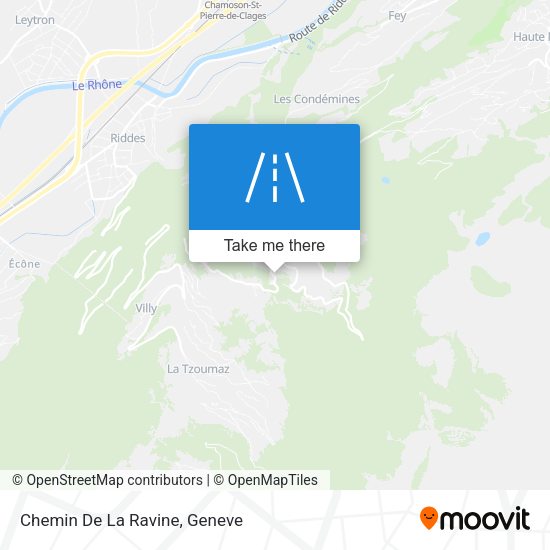 Chemin De La Ravine map