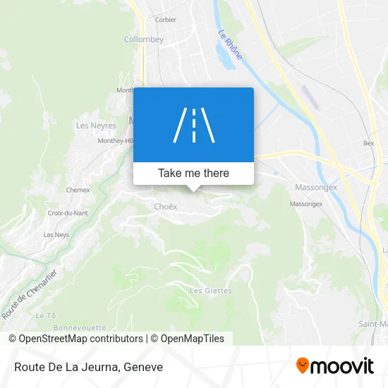 Route De La Jeurna map