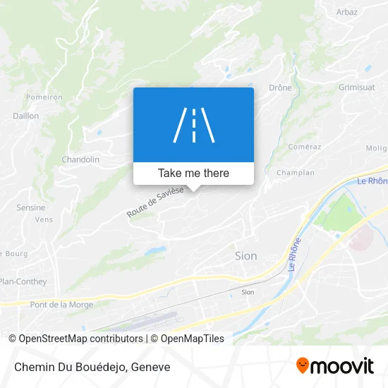 Chemin Du Bouédejo plan