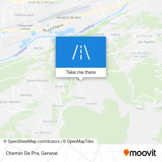 Chemin De Pra map