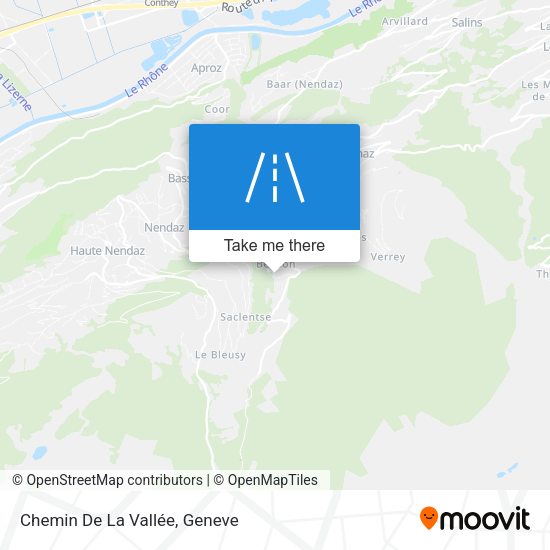 Chemin De La Vallée map