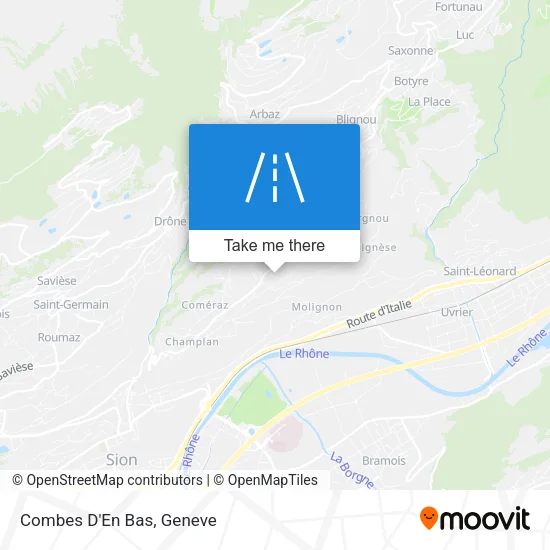 Combes D'En Bas map