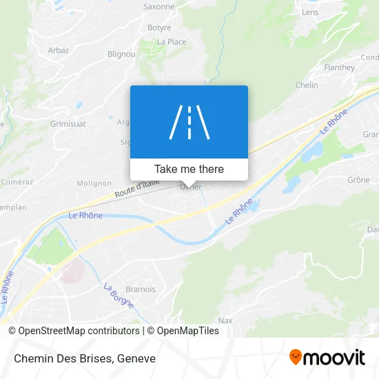 Chemin Des Brises map