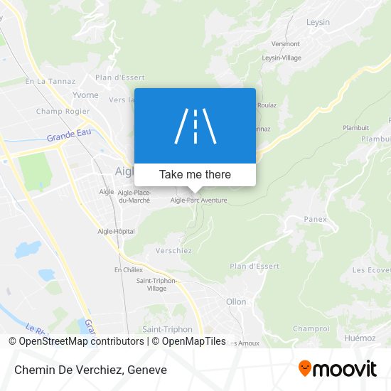 Chemin De Verchiez map