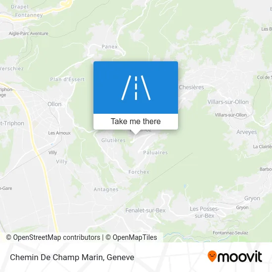 Chemin De Champ Marin map