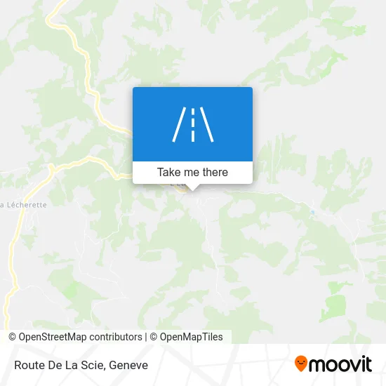 Route De La Scie map
