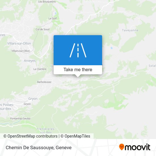 Chemin De Saussouye map