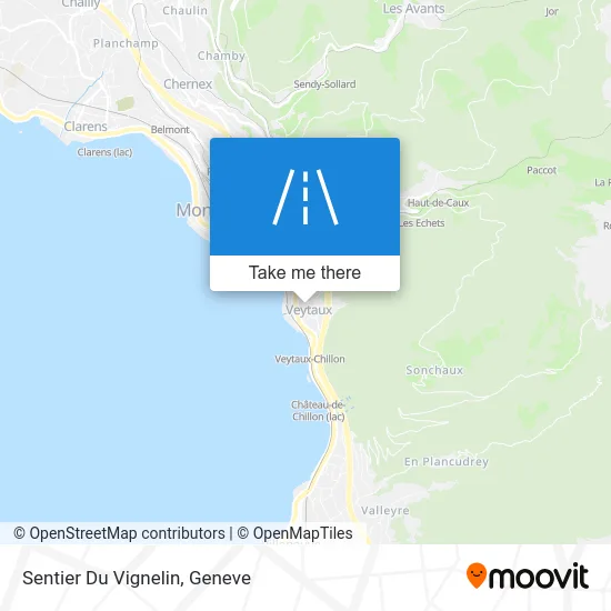 Sentier Du Vignelin map