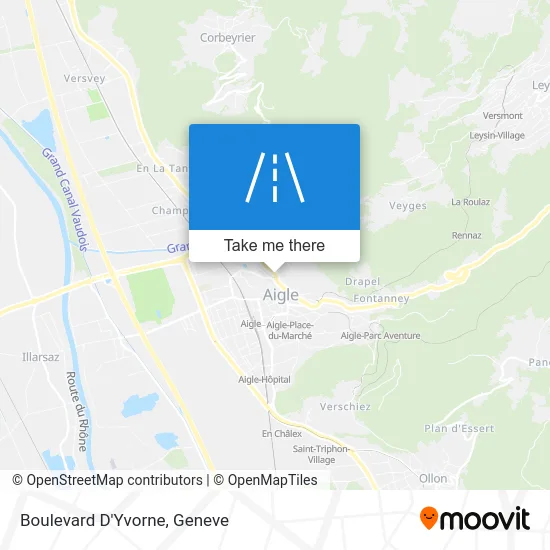 Boulevard D'Yvorne map