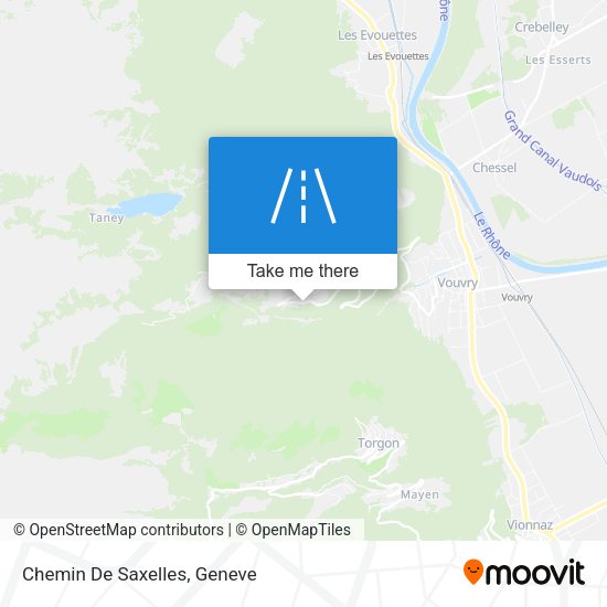 Chemin De Saxelles map