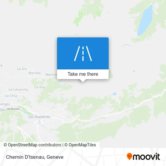 Chemin D'Isenau map