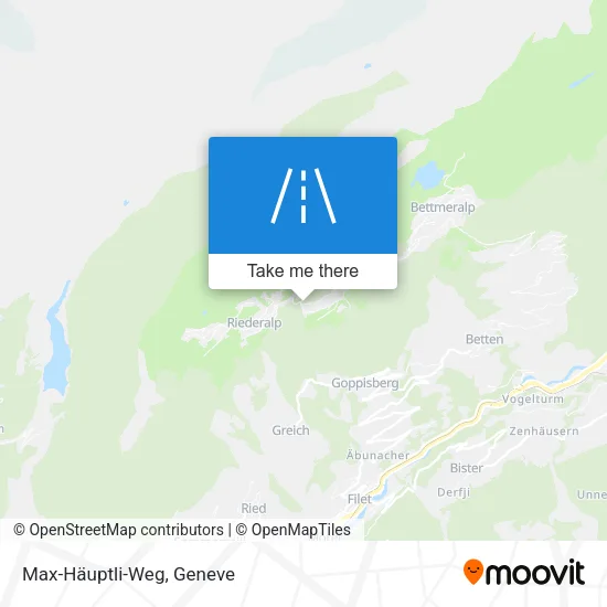 Max-Häuptli-Weg map