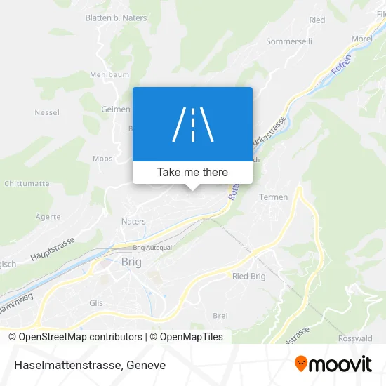 Haselmattenstrasse map