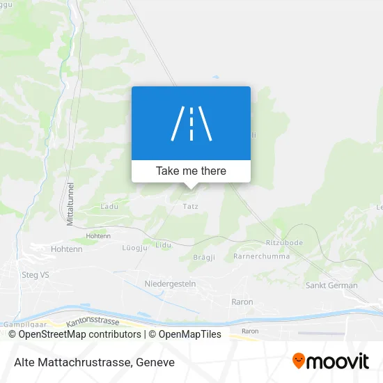 Alte Mattachrustrasse map