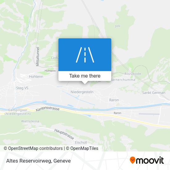 Altes Reservoirweg map
