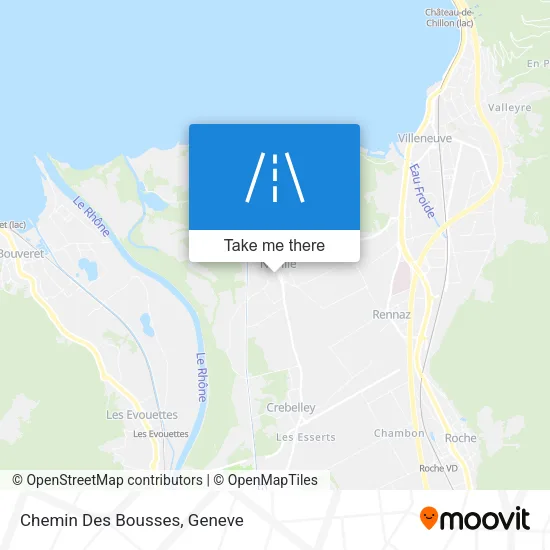 Chemin Des Bousses map