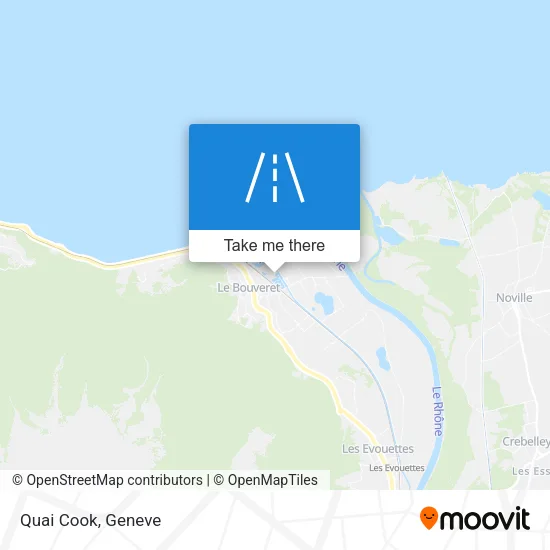 Quai Cook map