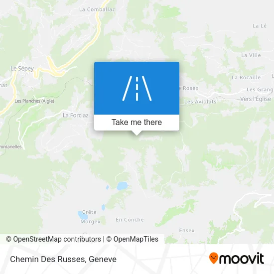 Chemin Des Russes map