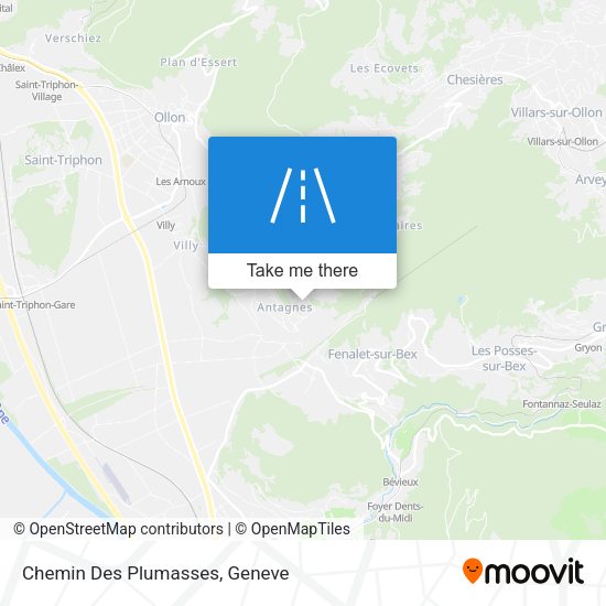 Chemin Des Plumasses map