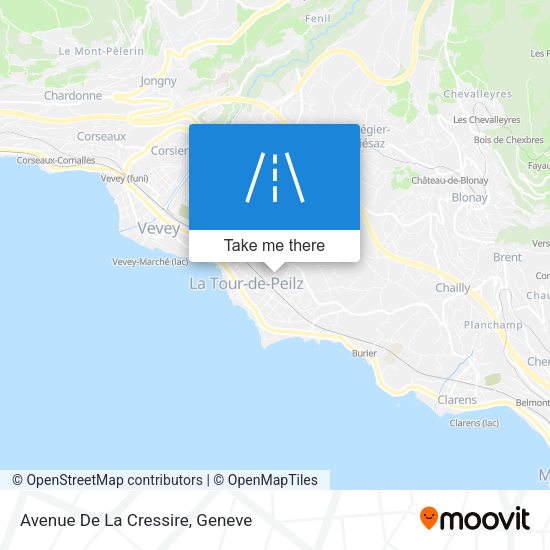 Avenue De La Cressire map
