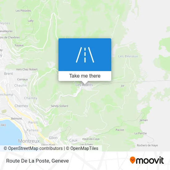 Route De La Poste map