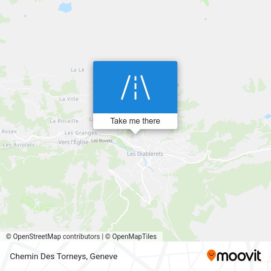 Chemin Des Torneys map