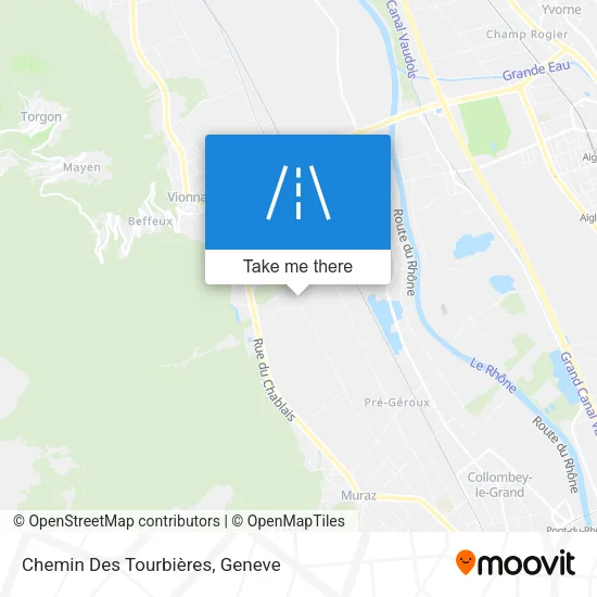 Chemin Des Tourbières map