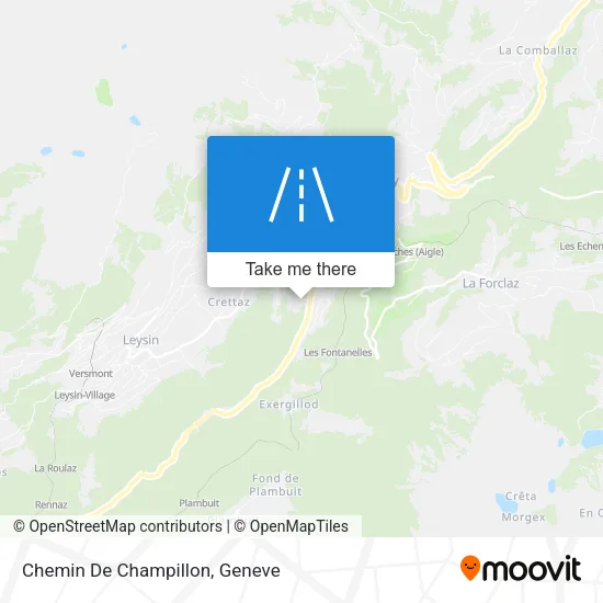 Chemin De Champillon map