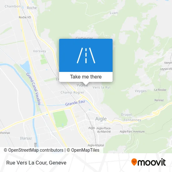 Rue Vers La Cour map