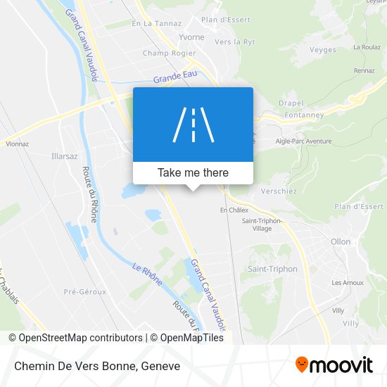 Chemin De Vers Bonne map