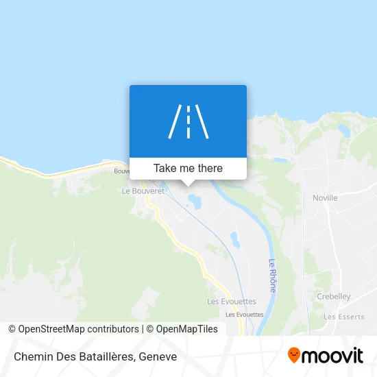 Chemin Des Bataillères map