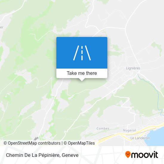 Chemin De La Pépinière map