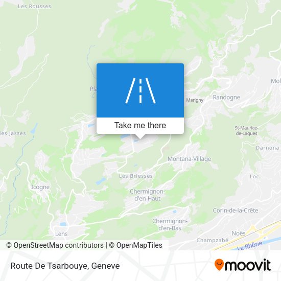 Route De Tsarbouye map