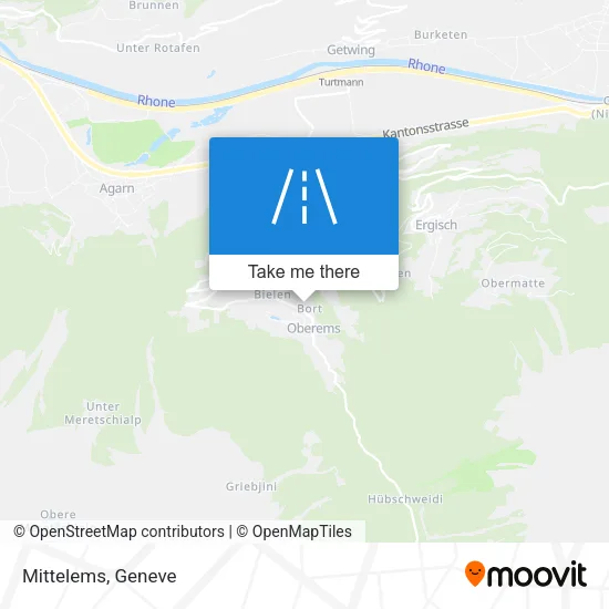 Mittelems map
