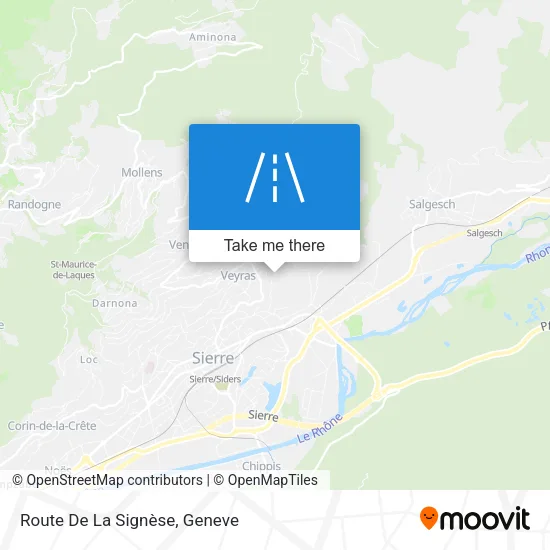 Route De La Signèse plan