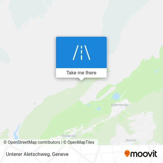 Unterer Aletschweg map