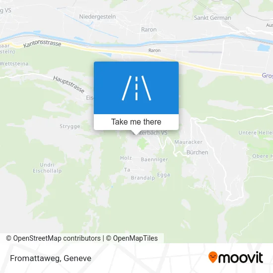 Fromattaweg map