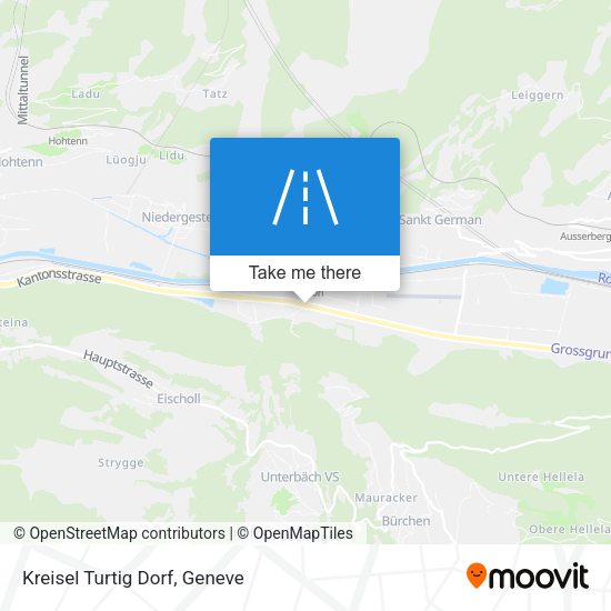 Kreisel Turtig Dorf map