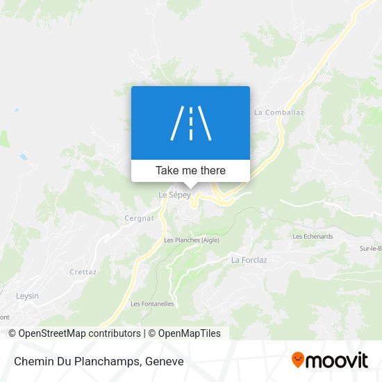Chemin Du Planchamps map