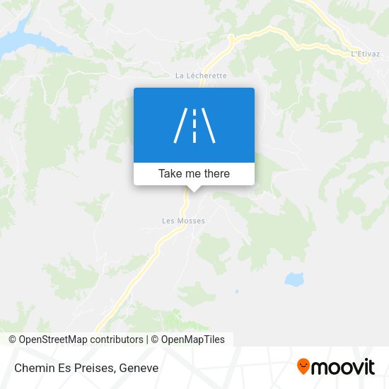 Chemin Es Preises map