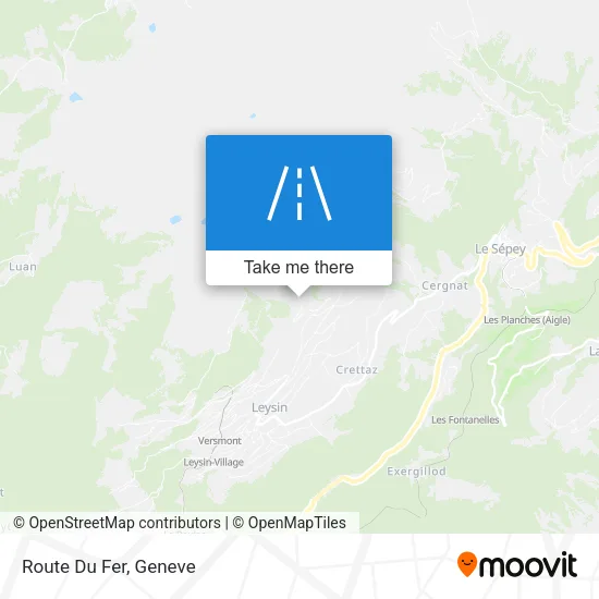 Route Du Fer map