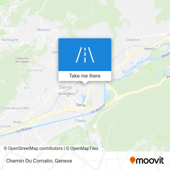 Chemin Du Cornalin map