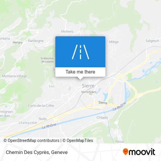 Chemin Des Cyprès map